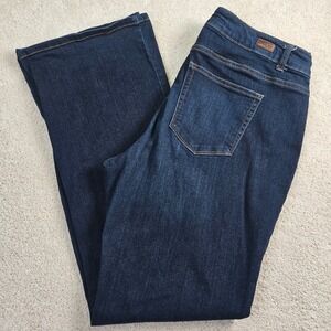 Enjean Womens High Rise 5-Pocket Bootcut Jean Plus 2X (18W) Denim Stretch Casual